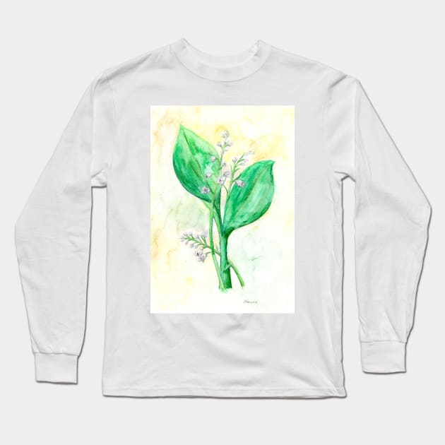 lily of the valley Long Sleeve T-Shirt by Kunst und Kreatives